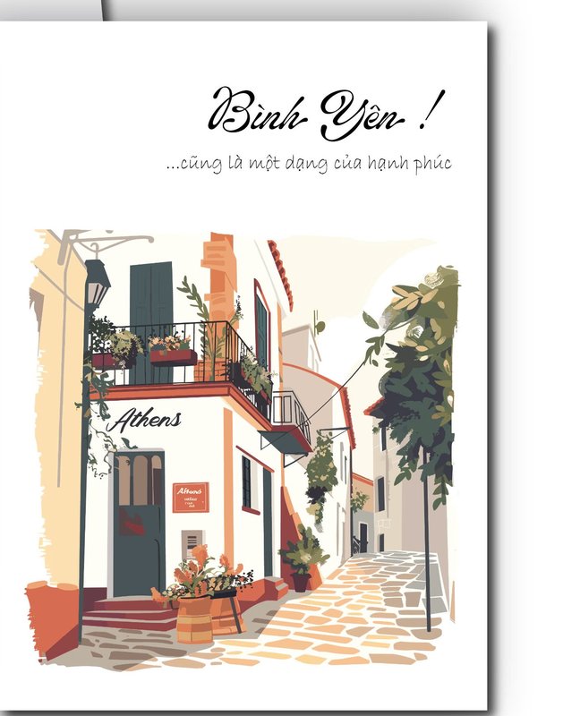 Bìa vở kẻ ngang Bình Yên
