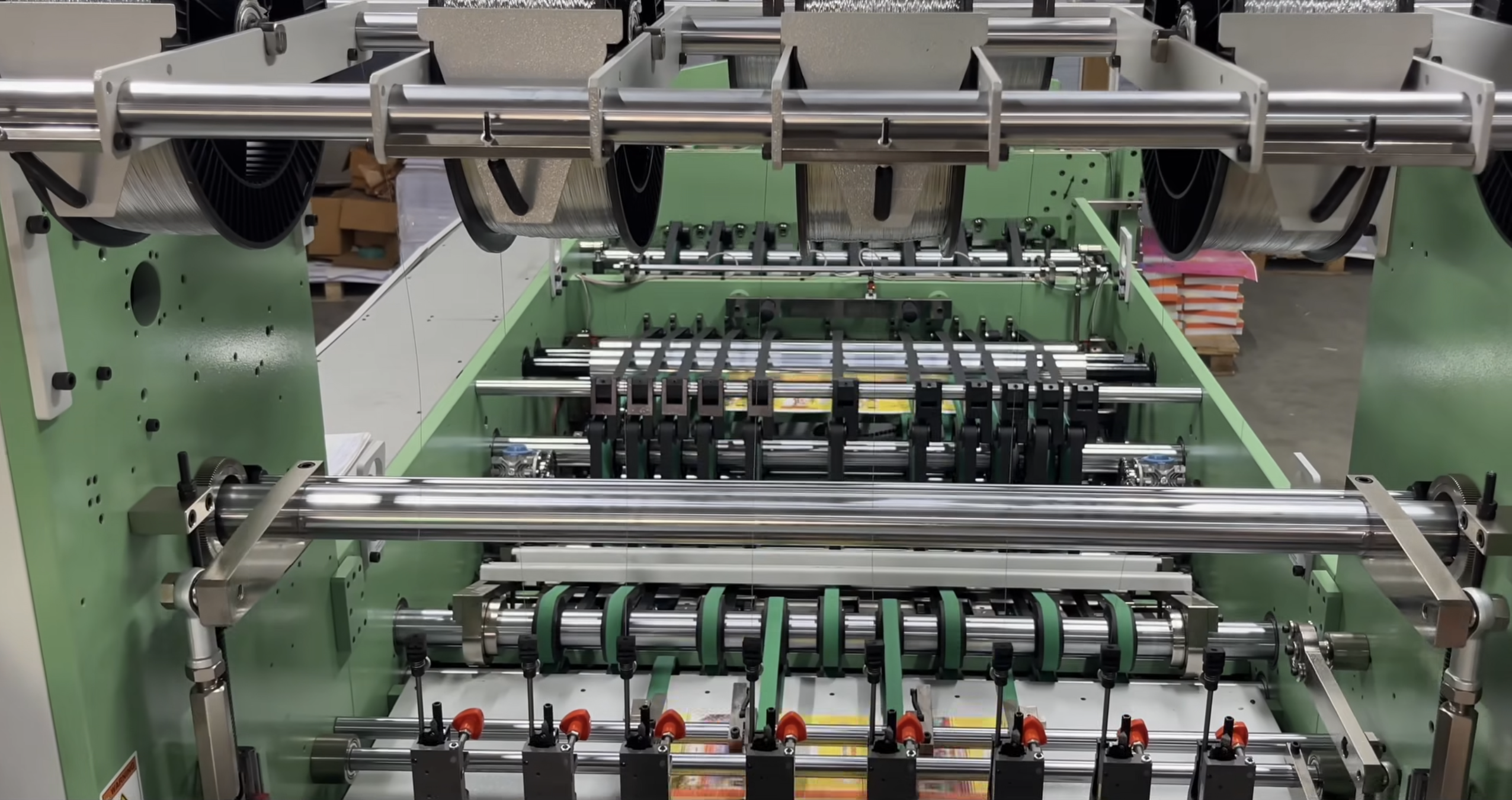 Chi tiết máy Line Omatic - Exercise Book Binding Machine